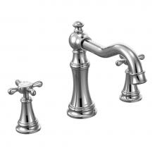 Moen TS22101 - Moen Ts22101 Weymouth Two-Handle High Arc Roman Tub Faucet Trim only, Chrome