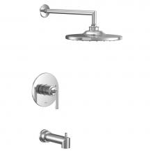 Moen UTS22003EP - Arris M-CORE 2-Series Eco Performance 1-Handle Tub and Shower Trim Kit in Chrome (Valve Sold Separ