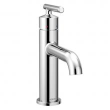 Moen 6145 - Gibson One-Handle Single Hole Modern Bathroom Sink Faucet with Optional Deckplate, Chrome