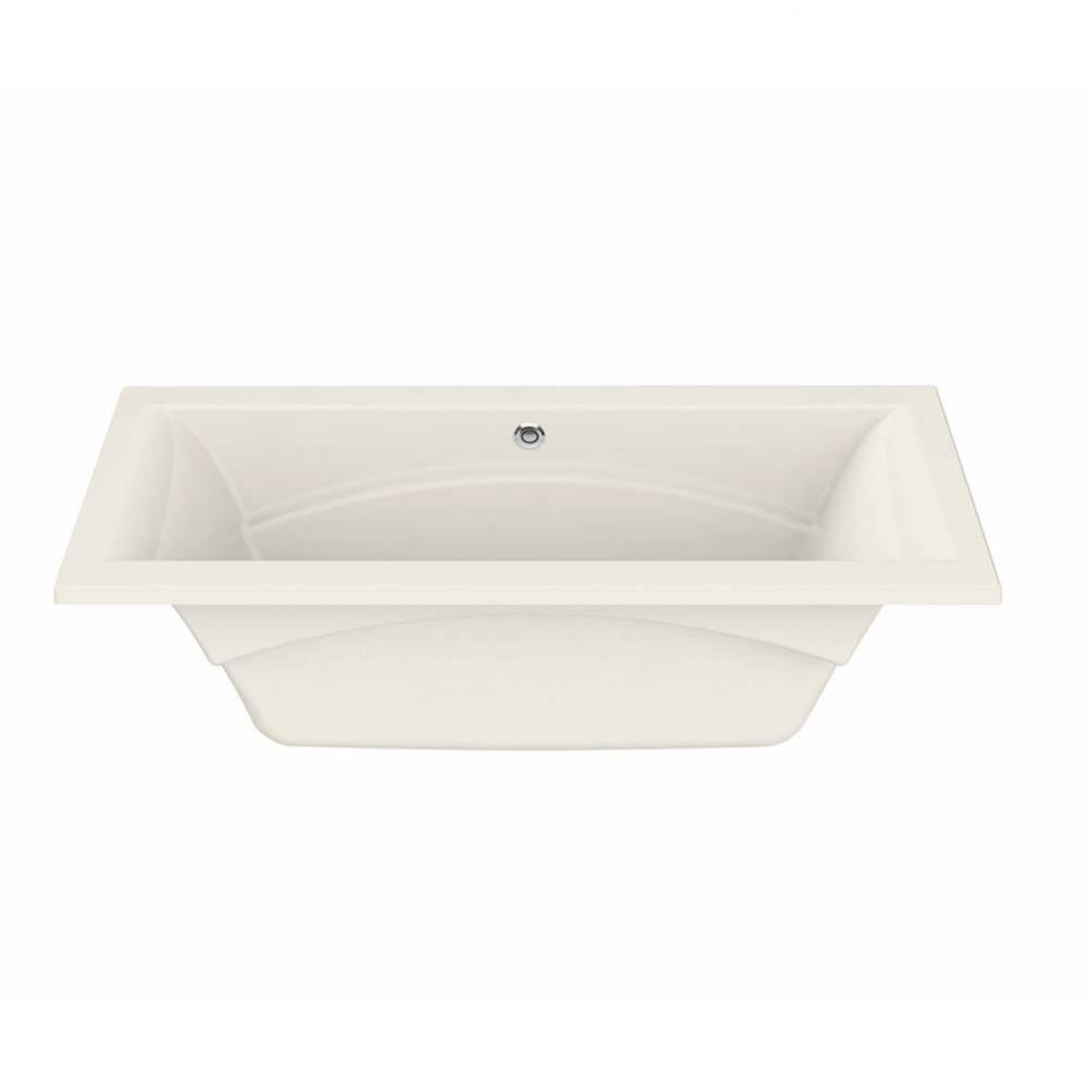 Optik 7236 Acrylic Undermount Center Drain Hydrofeel Bathtub in Biscuit