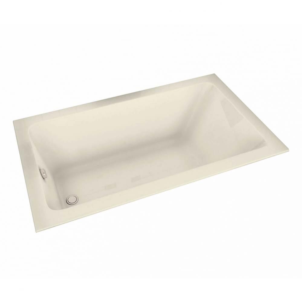 Pose 6032 Acrylic Drop-in End Drain Bathtub in Bone