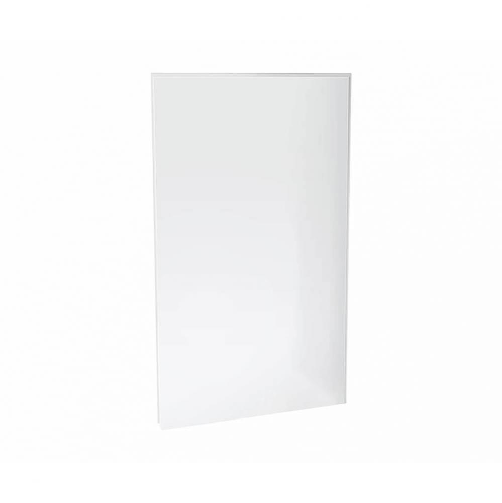 Utile 48 in. x 1.125 in. x 80 in. Direct to Stud Back Wall in White