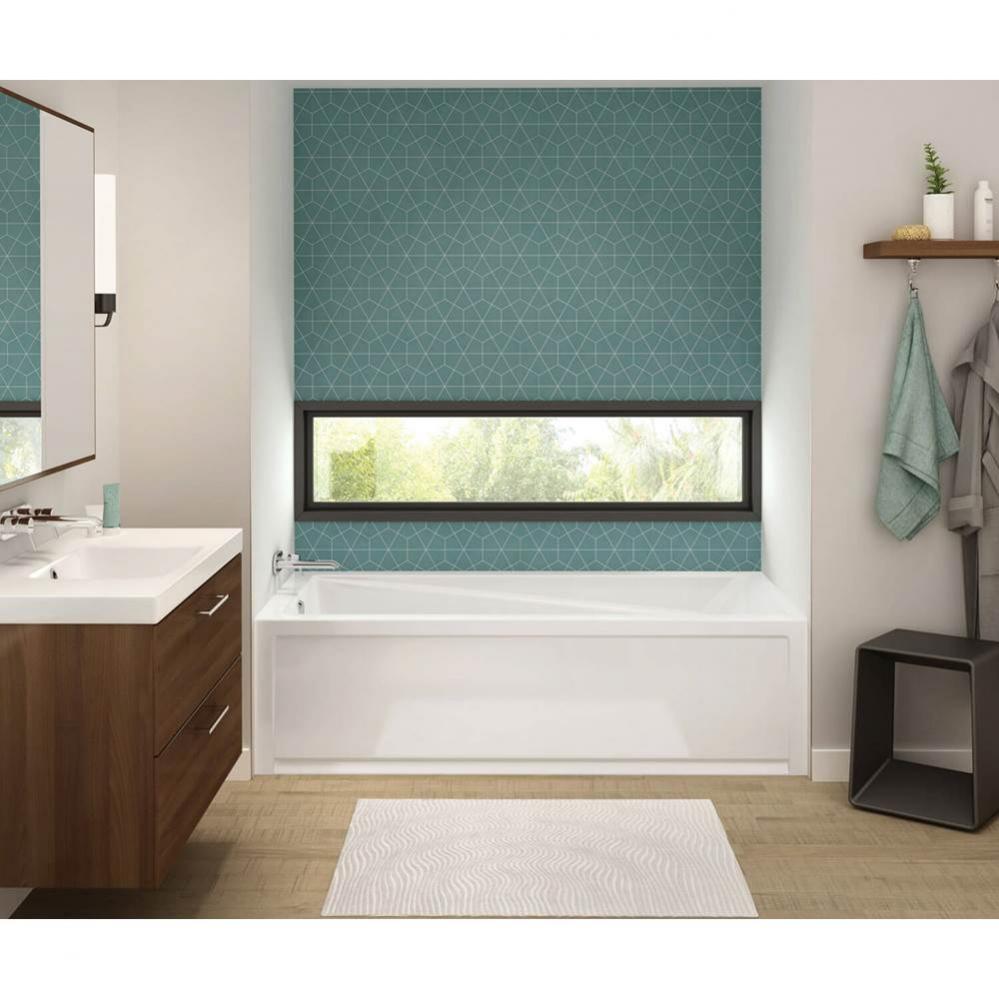 Exhibit 7232 IFS AFR Acrylic Alcove Right-Hand Drain Combined Whirlpool &amp; Aeroeffect Bathtub i