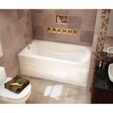 Maax 102203-103-001-100 - Tenderness 6636 Acrylic Alcove Left-Hand Drain Aeroeffect Bathtub in White