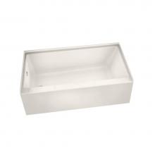 Maax 105815-000-007-001 - Rubix 6030 Acrylic Alcove Left-Hand Drain Bathtub in Biscuit