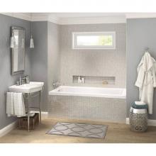 Maax 106201-000-001-112 - Pose 6032 IF Acrylic Alcove Right-Hand Drain Bathtub in White