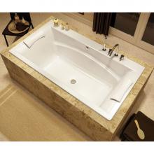 Maax 105743-055-001-000 - Optik C 66 x 36 Acrylic Drop-in Center Drain Aerofeel Bathtub in White