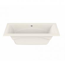 Maax 101270-054-007 - Optik 7236 Acrylic Undermount Center Drain Hydrofeel Bathtub in Biscuit