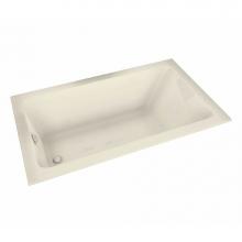 Maax 101457-097-004 - Pose 6032 Acrylic Drop-in End Drain Combined Whirlpool & Aeroeffect Bathtub in Bone