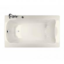 Maax 105310-004-007 - Release 6032 Acrylic Drop-in End Drain Hydromax Bathtub in Biscuit