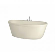 Maax 105359-000-004 - Jazz F 66 in. x 36 in. Freestanding Bathtub with Center Drain in Bone