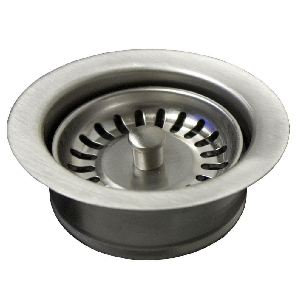 3.5&apos;&apos; Basket Strainer with Disposer Trim in Chrome