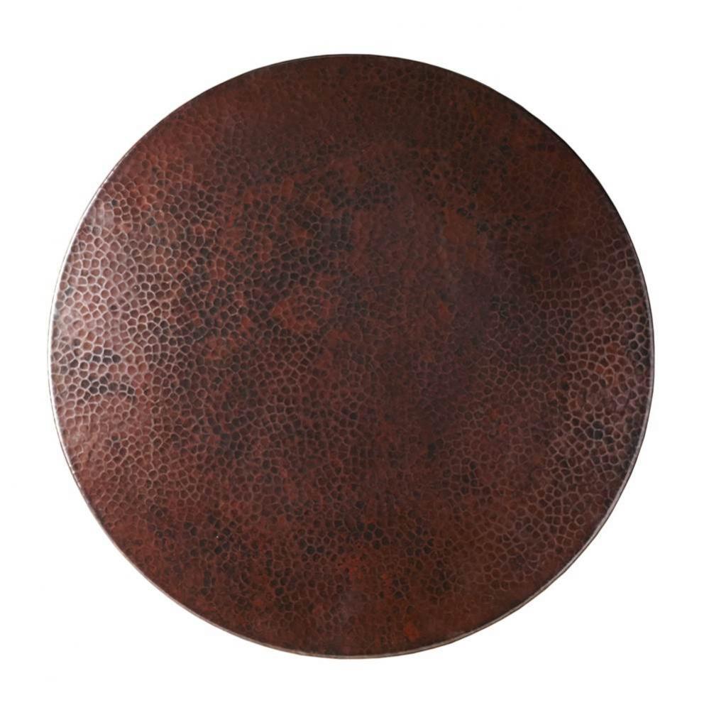 Copper Lazy Susan in Antique, 36&apos;&apos;