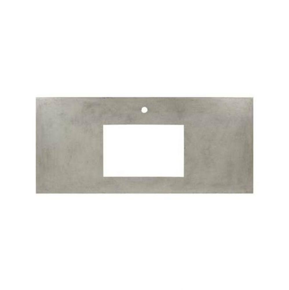 48&apos;&apos; Native Stone Vanity Top in Pearl- Rectangle with Single Hole Cutout