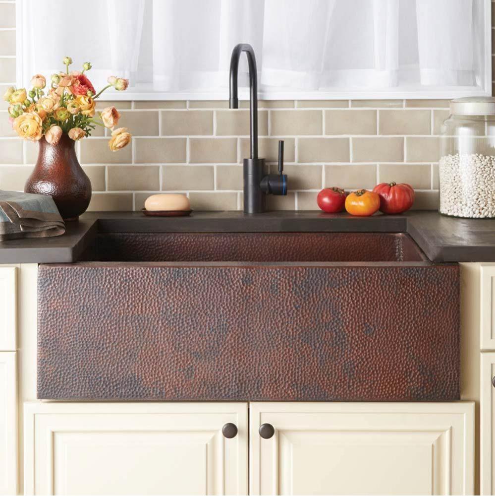 Pinnacle Kitchen SInk in Antique Copper