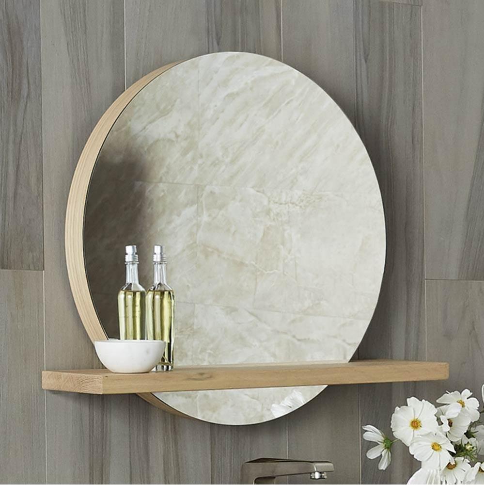 Solace 22&apos;&apos; Mirror and Shelf in Sunrise Oak