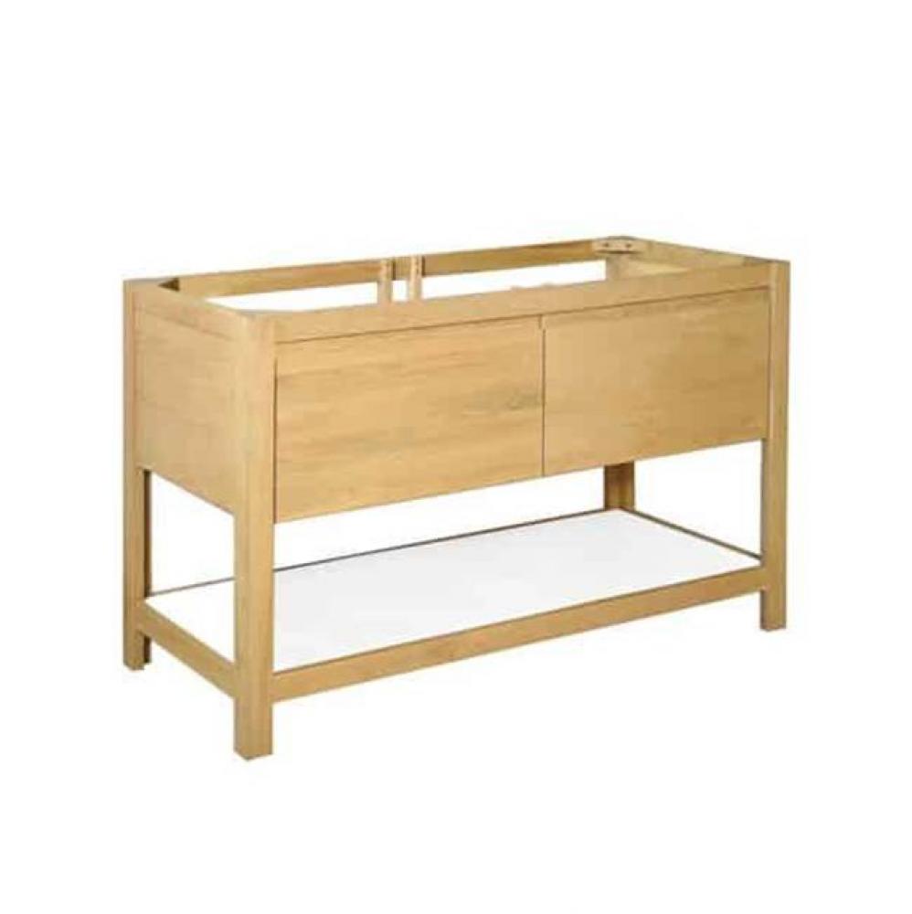 48&apos;&apos; Solace Vanity in Sunrise Oak with Pearl Shelf