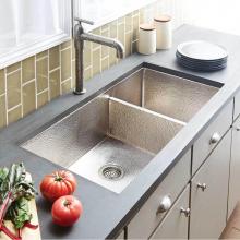 Native Trails CPK577 - Cocina Duet Pro Kitchen SInk in Brushed Nickel