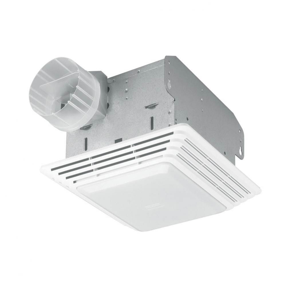 Broan 70 cfm Ventilation Fan with Light, 3.5 Sones