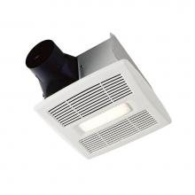 Broan Nutone AE80BL - Broan Flex™ Series 80 CFM 0.7 Sones Ventilation Fan w/ LED Light, Energy Star®