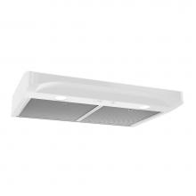 Broan Nutone ALT130WW - Elite 30-Inch Convertible Under-Cabinet Range Hood, 300 Max Blower CFM, White