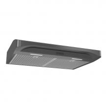 Broan Nutone ALT230BLS - Elite 30-Inch Convertible Under-Cabinet Range Hood w/ LED Lighting, 375 Max Blower CFM, Black Stai