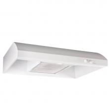 Broan Nutone AR130WW - NuTone® 30-Inch 4-Way Convertible Under-Cabinet Range Hood, 270 Max Blower CFM, White