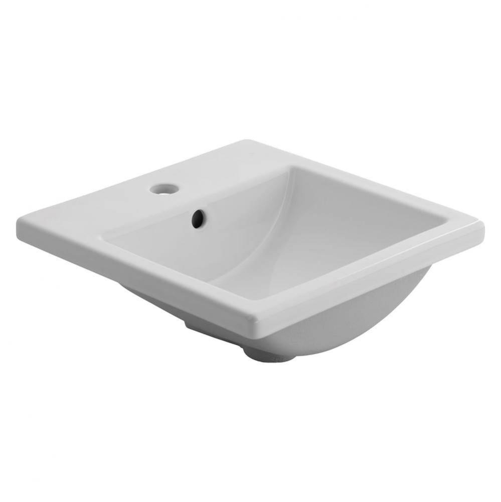 Studio Carre&#xae; Drop-In Sink With Center Hole Only