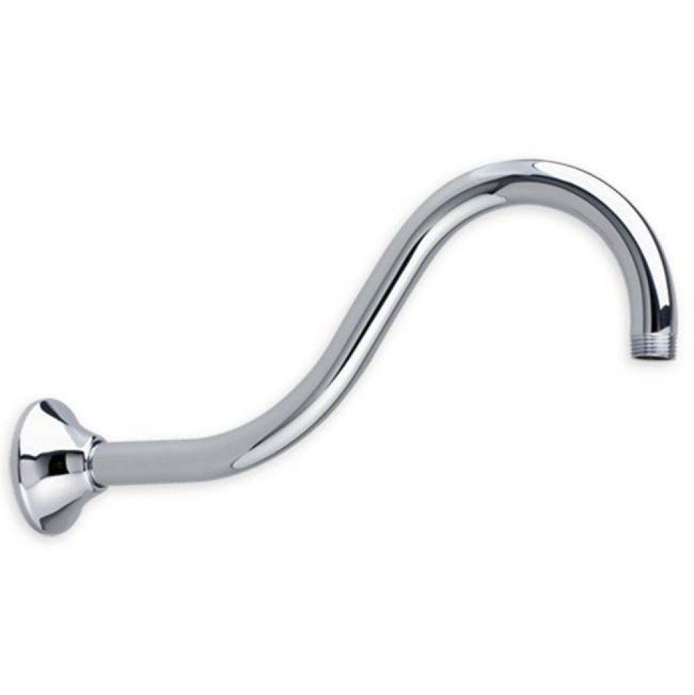 Rain 12-Inch Wall Mount Shepherd&apos;s Hook Rain Showerhead Arm