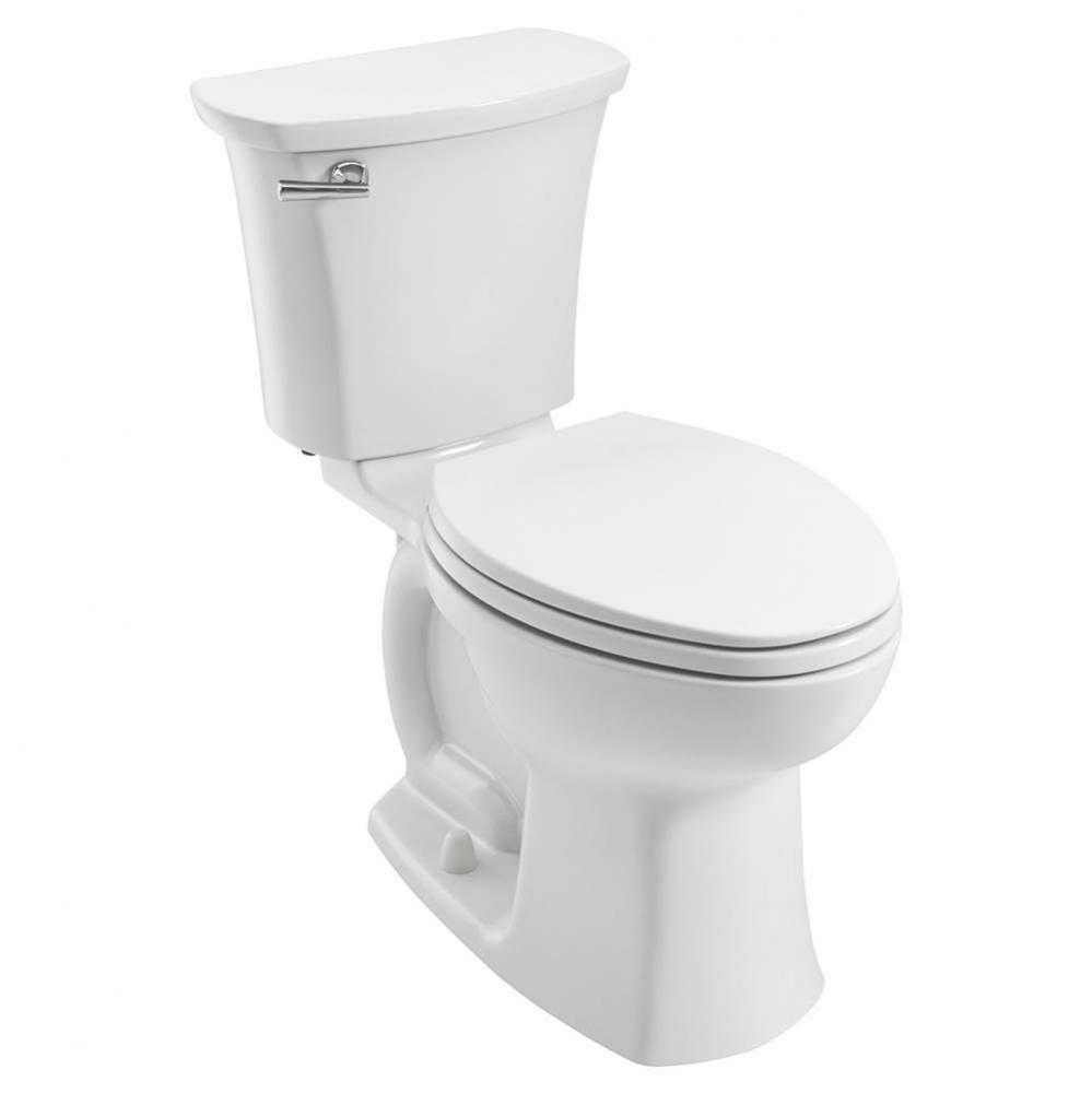 Edgemere&#xae; Two-Piece 1.28 gpf/4.8 Lpf Chair Height Elongated 10-Inch Rough Toilet Less Seat