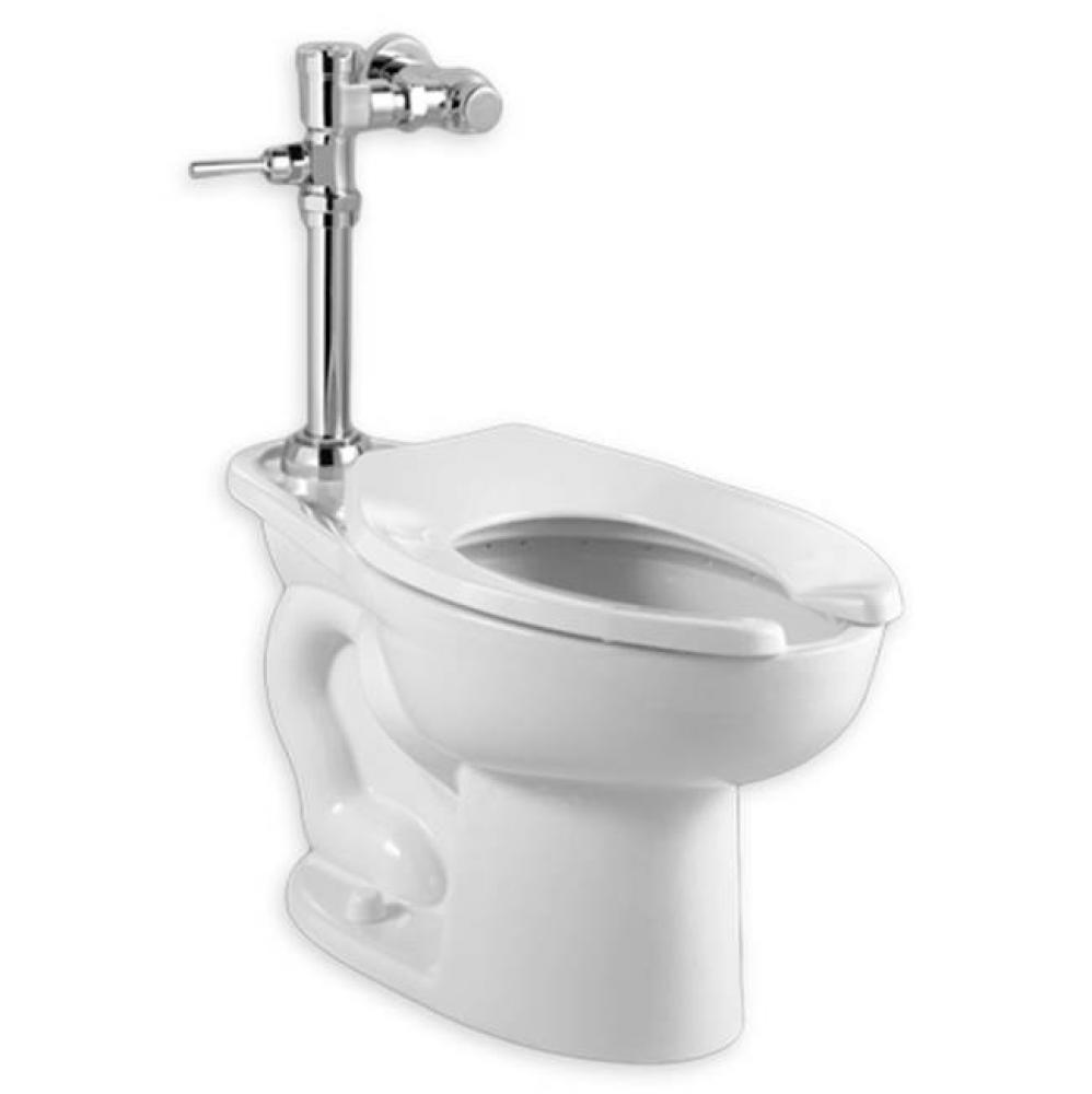 Madera Chair Height Toilet System With Manual Piston Flush Valve, 1.28 gpf/4.8 Lpf