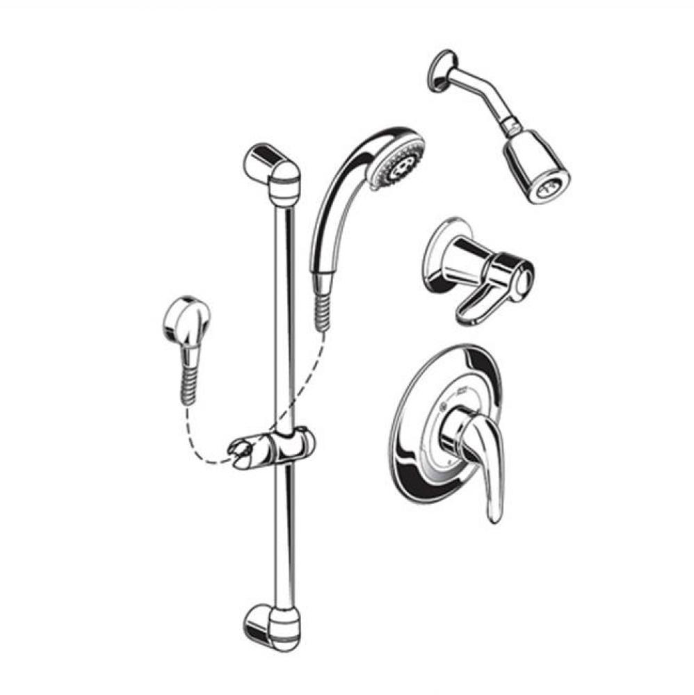 COMMERCIAL SHOWER SYSTEM KIT - 1.5