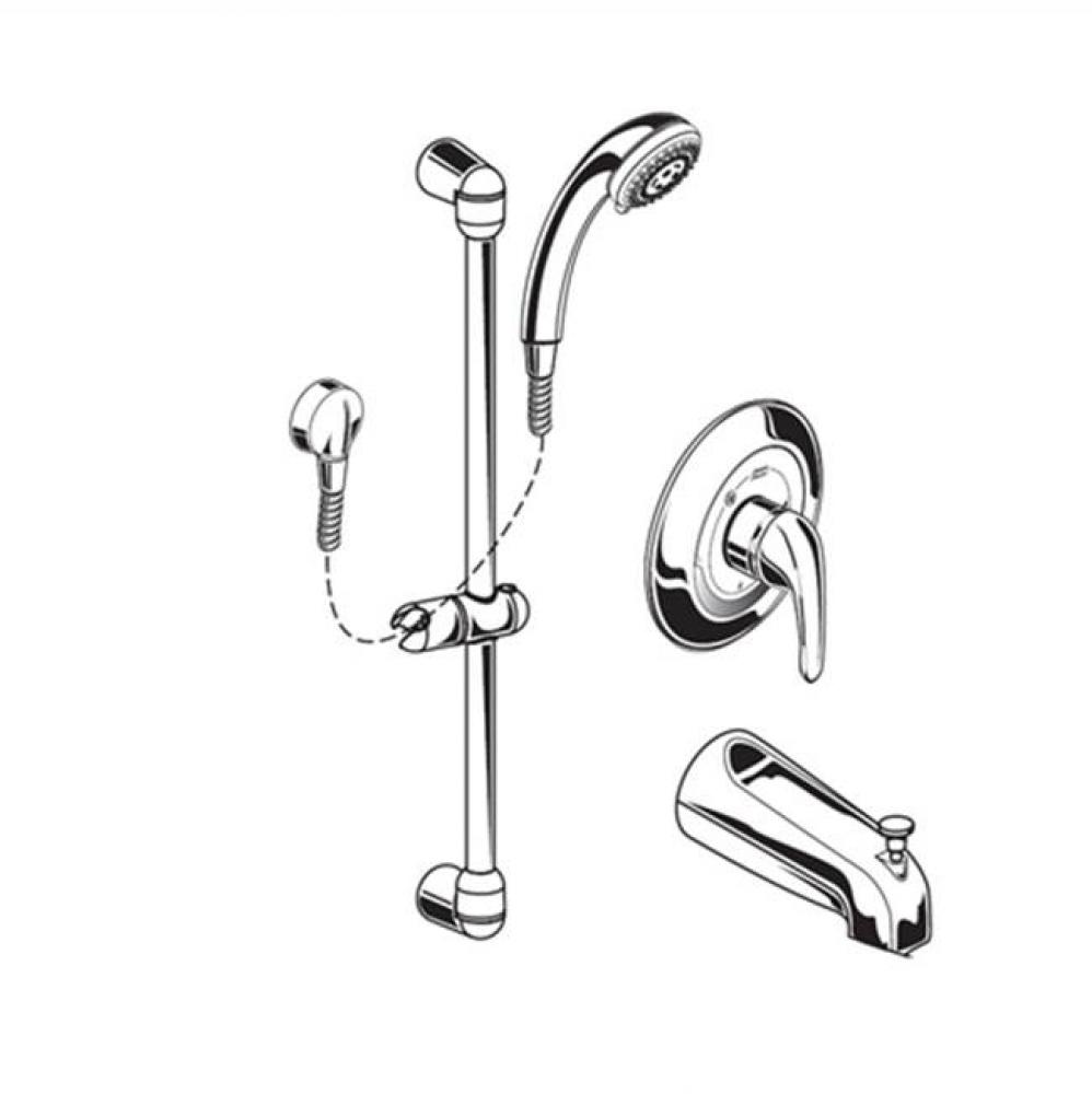 COMMERCIAL SHOWER SYSTEM KIT 1.5