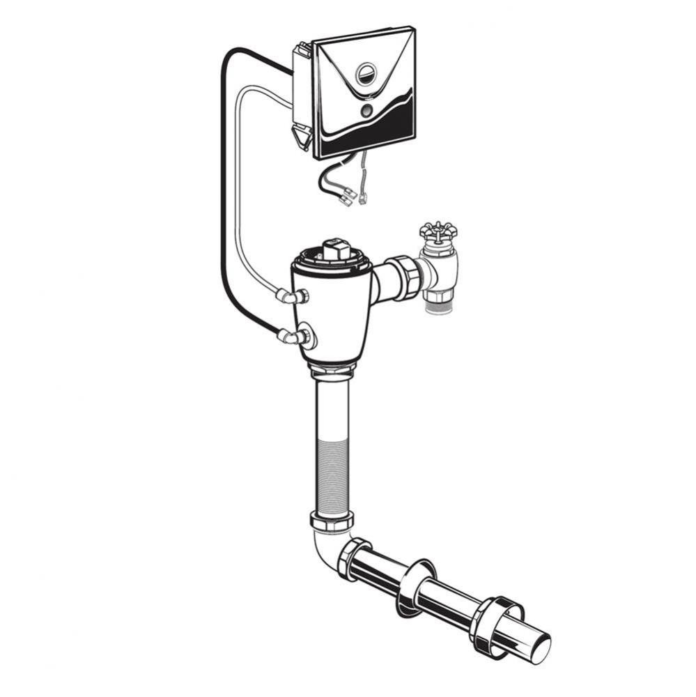 Ultima™ Selectronic Concealed Toilet Flush Valve, Base Model, Piston-Type, 1.6 gpf/6.0 Lpf