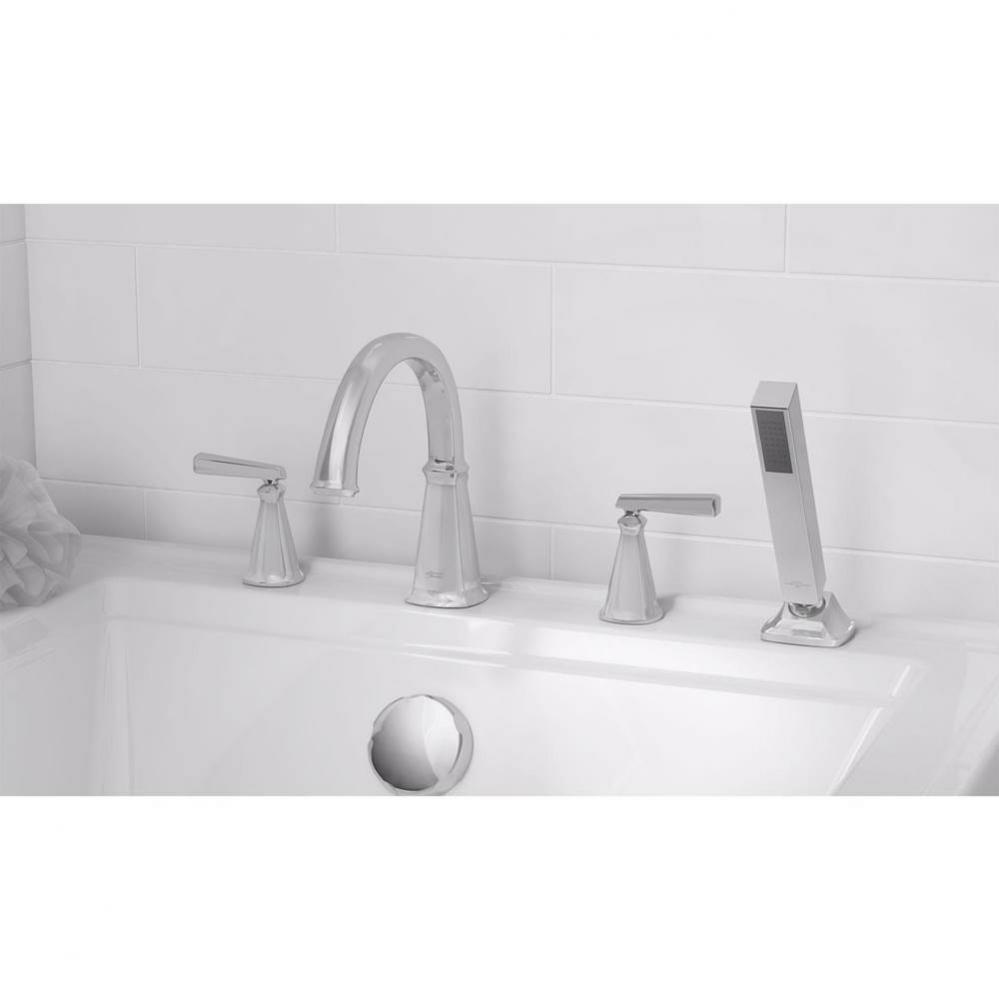 Edgemere&#xae; Bathtub Faucet With Lever Handles and Personal Shower for Flash&#xae; Rough-In Valv