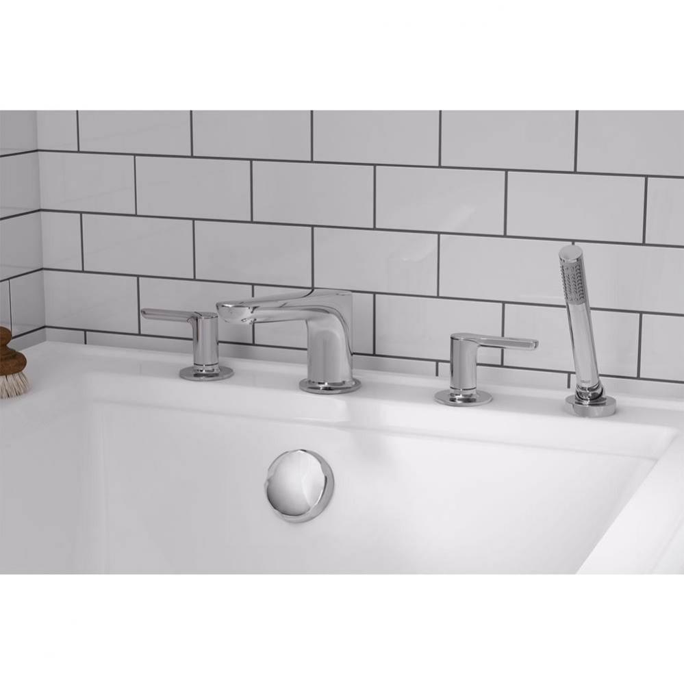 Studio&#xae; S  Bathtub Faucet With Lever Handles and Personal Shower for Flash&#xae; Rough-In Val