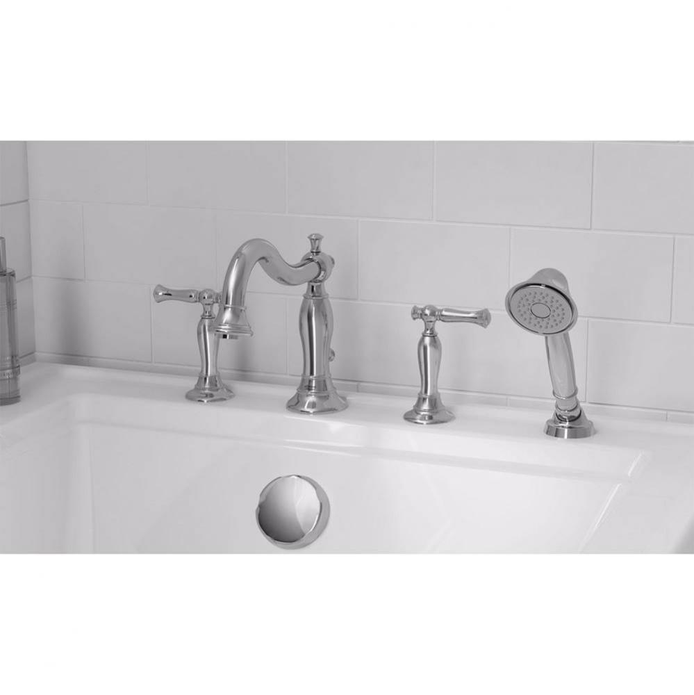 Quentin&#xae; Bathtub Faucet With  Lever Handles and Personal Shower for Flash&#xae; Rough-In Valv