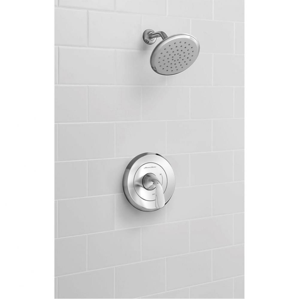 Fluent&#xae; 1.8 gpm/6.8 L/min Shower Trim Kit With Water-Saving Showerhead, Double Ceramic Pressu