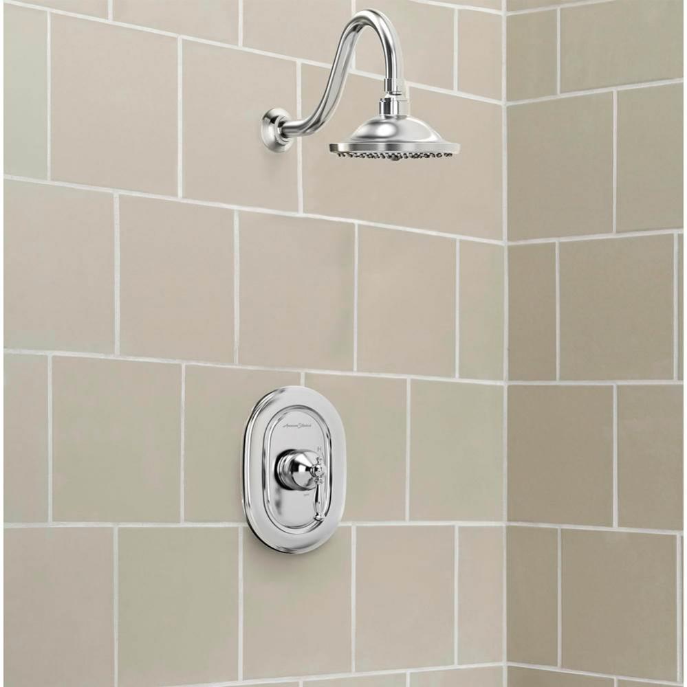 Quentin&#xae; 2.5 gpm/9.5 L/min Shower Trim Kit With Rain Showerhead, Double Ceramic Pressure Bala