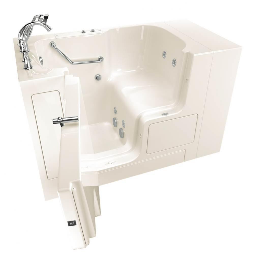 Gelcoat Value Series 32 x 52 -Inch Walk-in Tub With Whirlpool System - Left-Hand Drain With Faucet