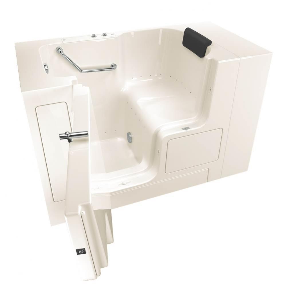 Gelcoat Premium Series 32 x 52 -Inch Walk-in Tub With Air Spa System - Left-Hand Drain