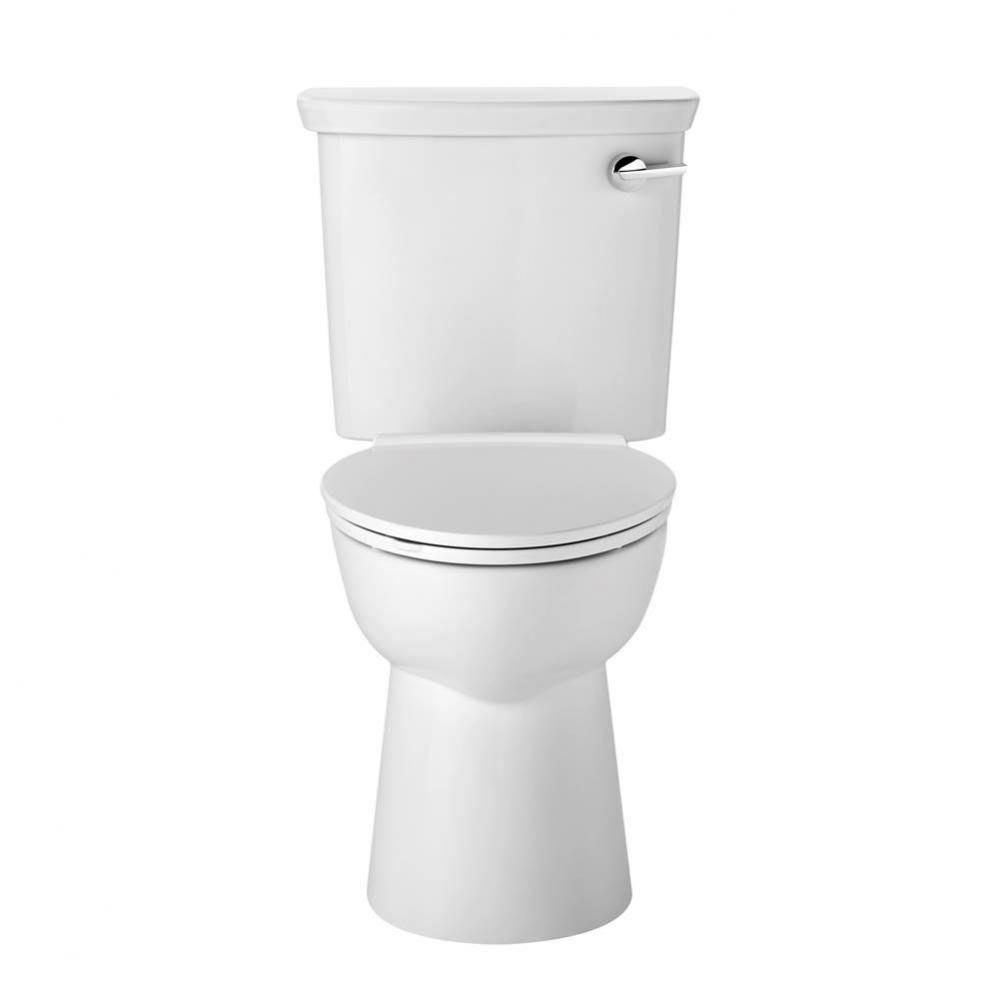 VorMax&#xae; Two-Piece 1.28 gpf/4.8 Lpf Chair Height Elongated Right-Hand Trip Lever Toilet Less S