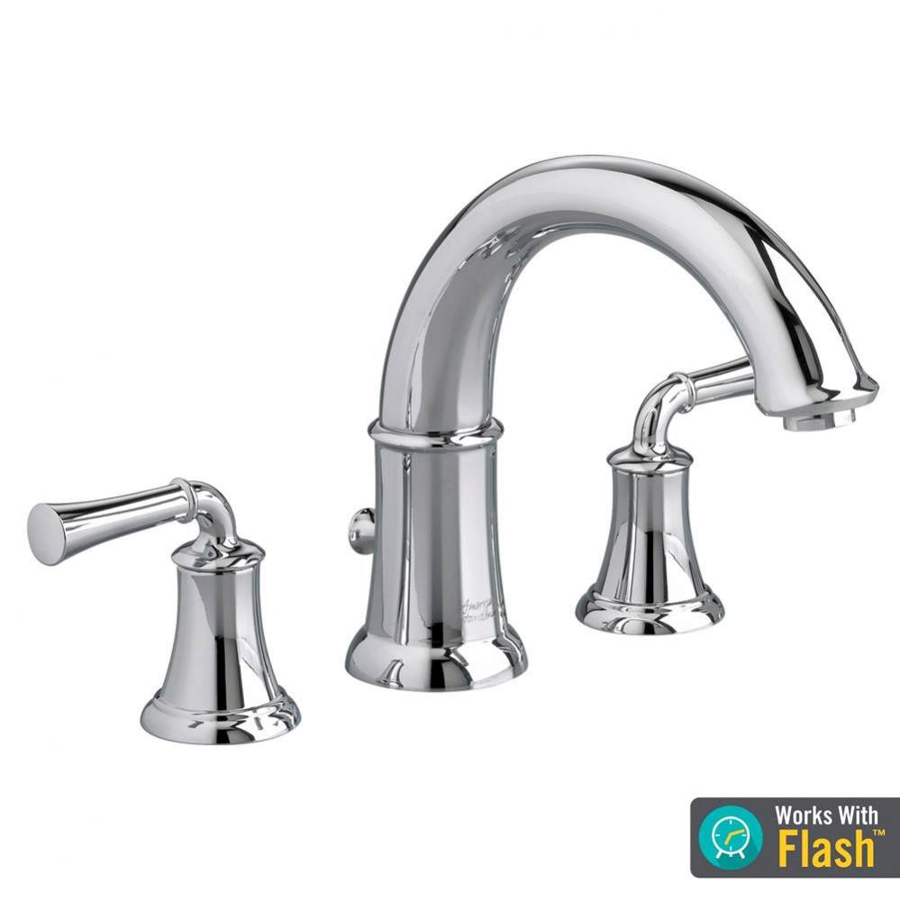 Portsmouth Bathtub Faucet for Flash Rough-in Valve with Lever Handles