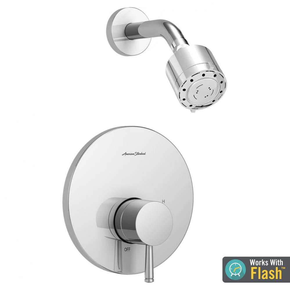 Serin&#xae; 2.5 gpm/9.5 L/min Shower Trim Kit With 3-Function Shower Head, Double Ceramic Pressure