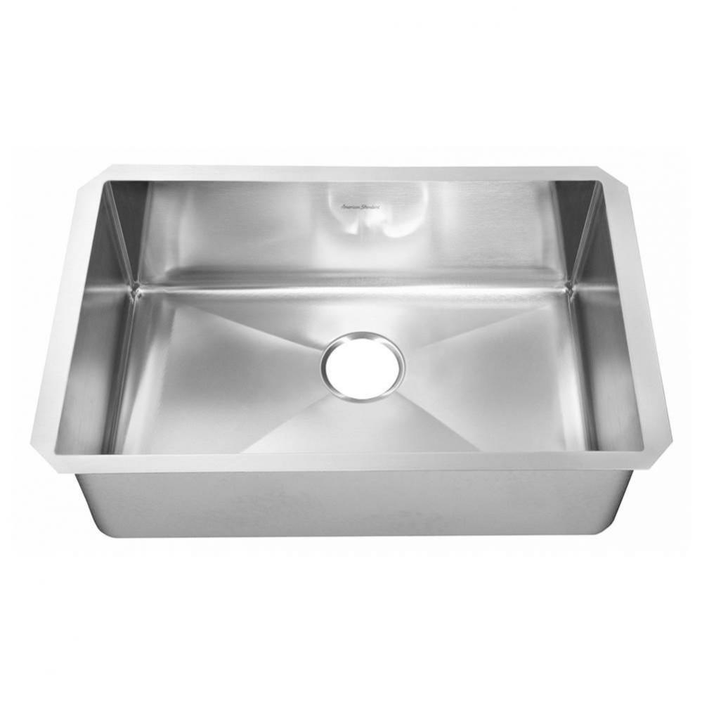 Pekoe&#xae; 35 x 18-Inch Stainless Steel Undermount Single-Bowl Kitchen Sink