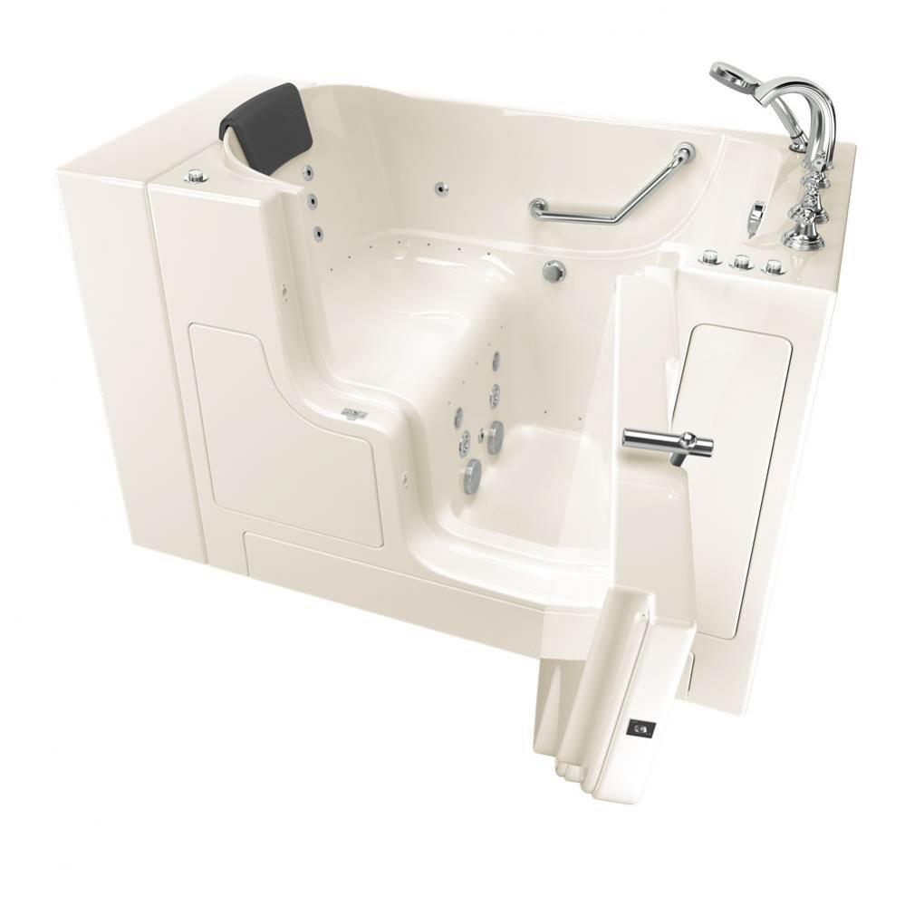 Gelcoat Premium Series 30 x 52 -Inch Walk-in Tub With Combination Air Spa and Whirlpool Systems -