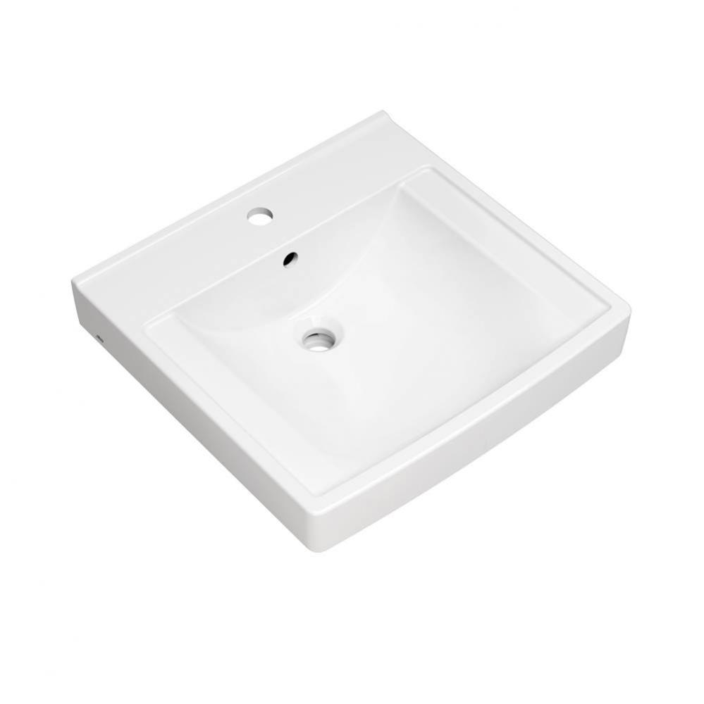 Decorum&#xae; 21 x 20-1/4-Inch (533 x 514 mm) Wall-Hung EverClean&#xae; Sink With Center Hole Only