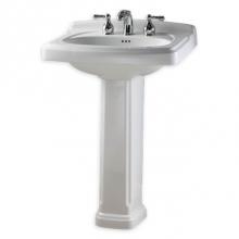 American Standard 0555104.020 - Portsmouth 4-inch Centerset Pedestal Sink Top