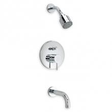 American Standard T064602.002 - Serin® 2.5 gpm/9.5 L/min Tub and Shower Trim Kit With Rain Shower Head, Double Ceramic Pressu