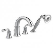 American Standard 7420901.002 - Portsmouth Bathtub Faucet with Personal Shower for Flash Rough-in Valve with Lever Handles